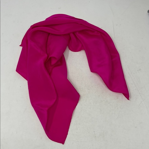 THIRTY-ONE HOT PINK POLKA DOT BAG BUNDLE CLEAR TRAVEL CROSSBODY AND SILK SCARF - Picture 15 of 16